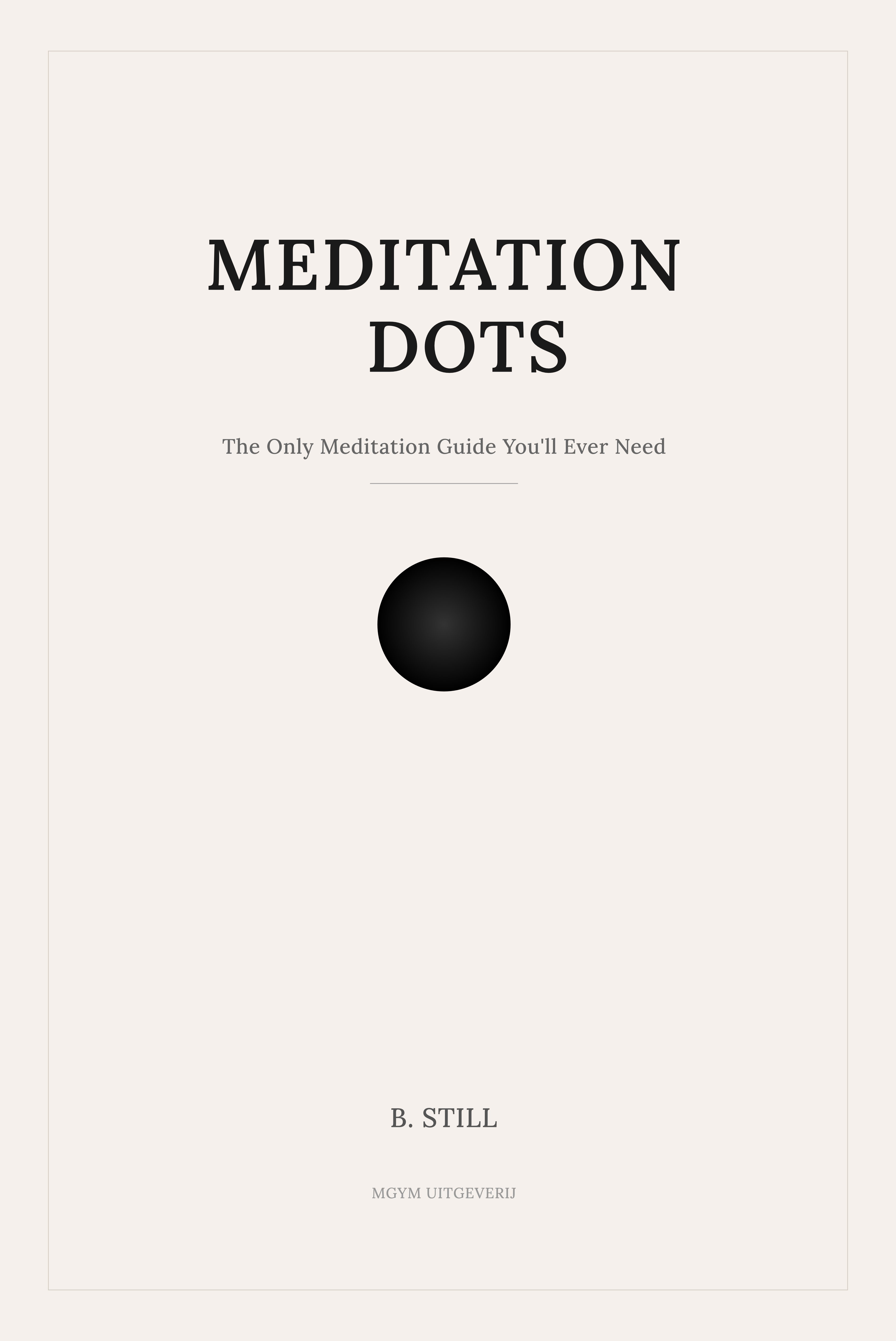 Meditation Dots cover